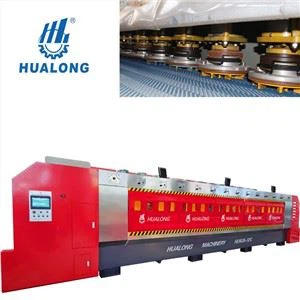 Máy đánh bóng đá tự động để mài phiến đá cẩm thạch với 16 đầu Hlmjx-16